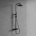 Y Aufputz-Duschsystem Schwarz seidenmatt (BLH) Y1244MBL