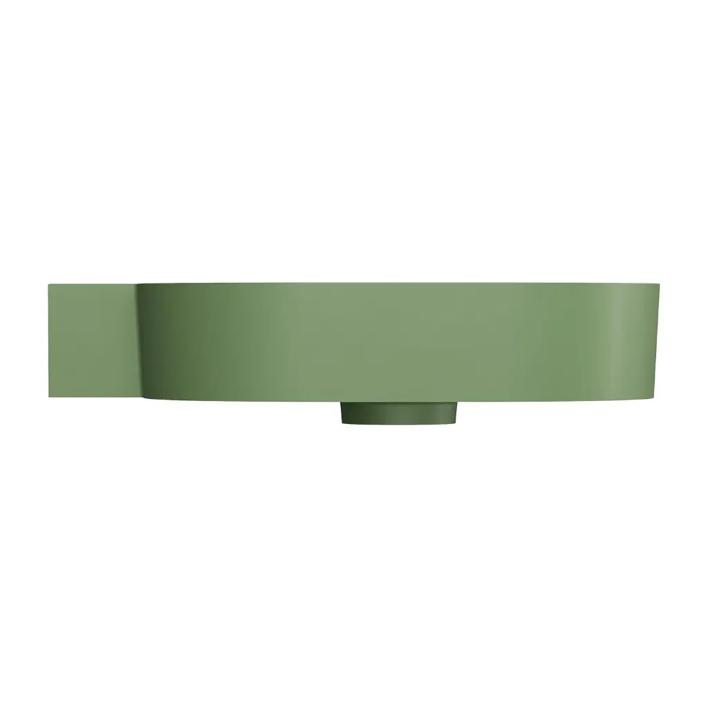 OVO M+ Aufsatz- und Wandwaschtisch - links,Olive matt (OL)64 x 44 cm OVO645UWLOL