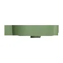 OVO M+ Aufsatz- und Wandwaschtisch - links,Olive matt (OL)64 x 44 cm OVO645UWLOL