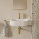 OVO M+ Aufsatz- und Wandwaschtisch - rechts,Weiß matt (BM) 55 x 36 cm OVO555UWPBM