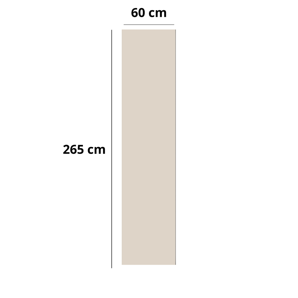 MPC Paneel Satin Cream XL 60x265cm