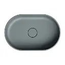 Ovo M+ Aufsatzwaschtisch, 55 x 36 cm Ash grey matt (AG) OVOUNAG