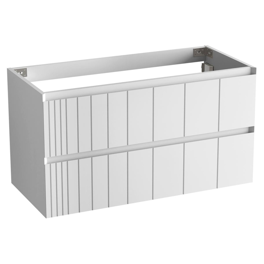 POLE-Kommode aus Marinesperrholz 60 x 45 x 54 cm mattweiß PL060.W