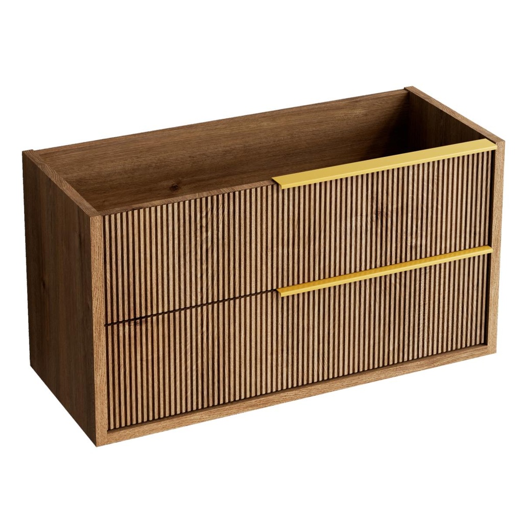 Möbelstück TREND 60 x 45 x 54 cm mit Griff aus gebürsteter Bronze TD060.G