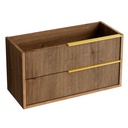 Möbelstück TREND 60 x 45 x 54 cm mit Griff aus gebürsteter Bronze TD060.G