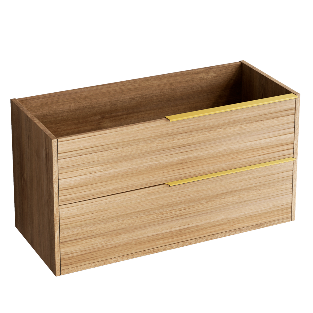 BAMBOO-Schrank 60 x 45 x 54 cm Griff aus gebürsteter Bronze RA060.CU