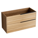 BAMBOO-Schrank 60 x 45 x 54 cm Griff aus gebürsteter Bronze RA060.CU