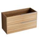 BAMBOO-Schrank 60 x 45 x 54 cm Griff aus gebürsteter Bronze RA060.CU