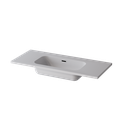 Einbau-Arbeitsplatte „Solid Marble Blow“. Breite 61 cm. Weiß EB.061.C 