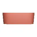 OVO M+ Freistehende Badewanne mit Überlauf, 160 x 75 cm Terracotta matt (TE) OVO160WWZPTE 