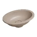 Shell M+  Unterbauwaschtisch,  38 x 25 cm dune beige matt (DB) SHELL380UPDB
