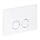 STRONGFRAME Vorwandelement mit ECO-Spülung + MINIMAL WC-Betätigungsplatte Weiß matt (WM) STFWCECO1M-RWM 