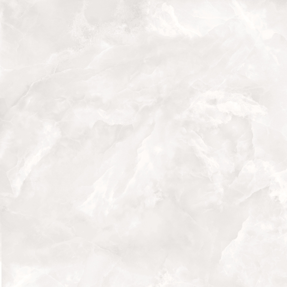 80x80cm Madras Bianco Hochglanz 9mm