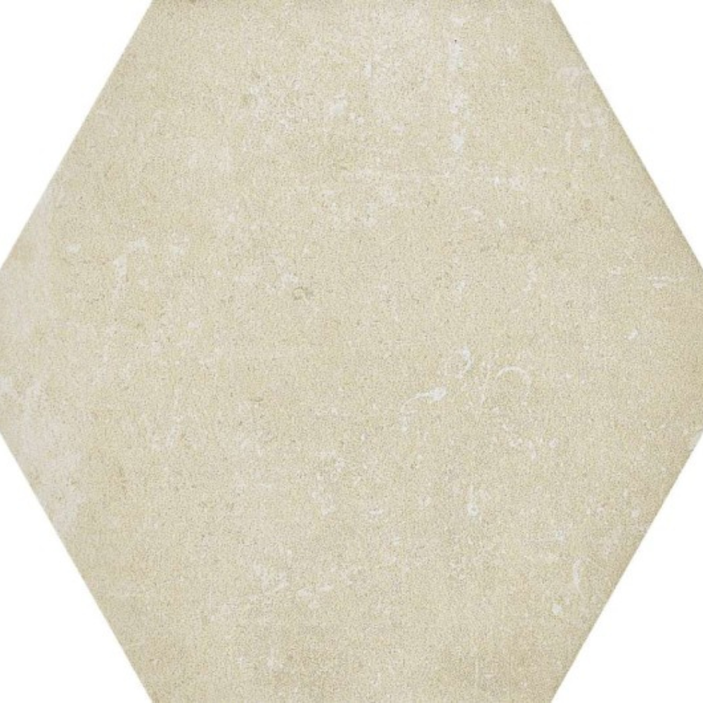 35x40cm Disk Esagona Beige Matt 10mm