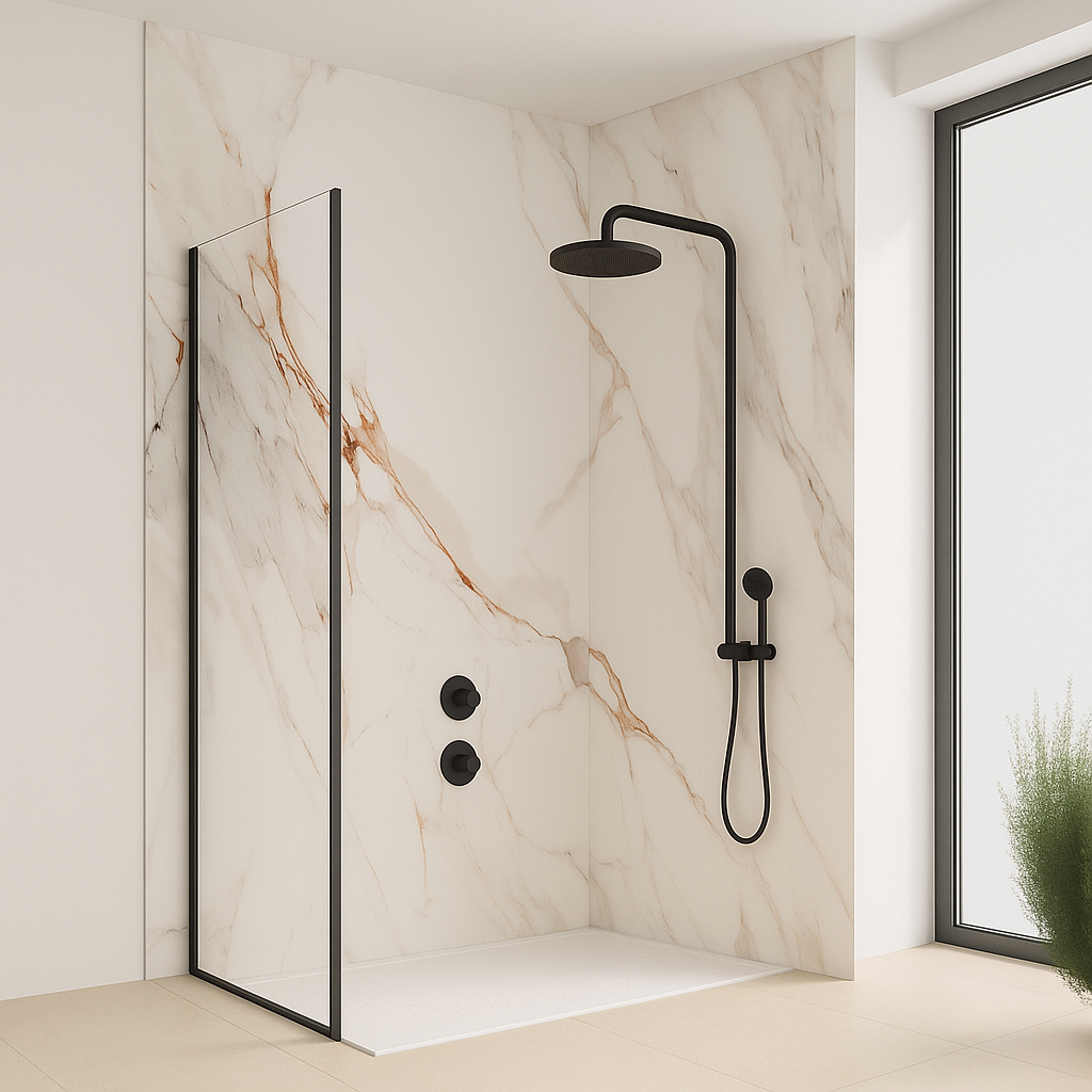 AFloor Wall Paneel Soft Calacatta 122x260cm (Hochglanz)