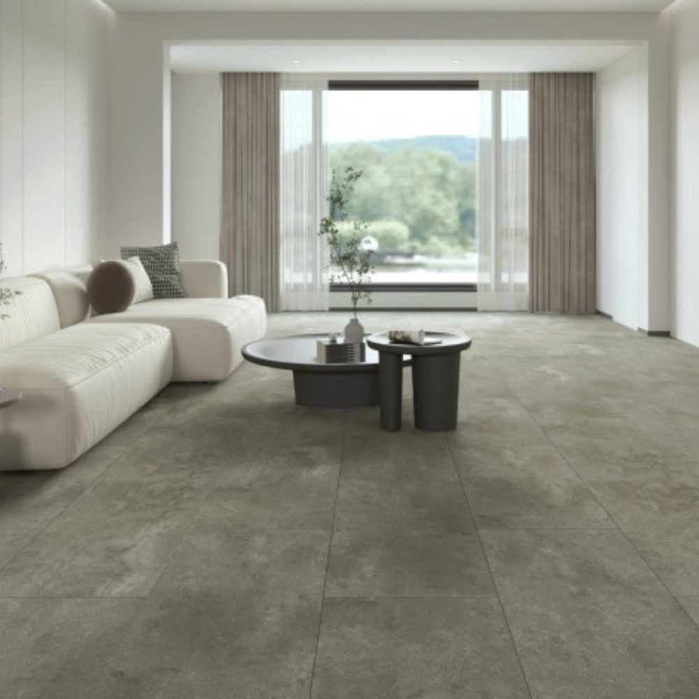 XXXL Design Vinyl Beton Hell (Fliesen Optik) KLEBE 914x457x2,5mm ULTRAMATT