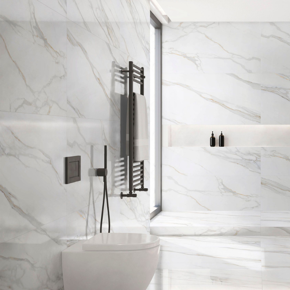 60x120cm Golden White Hochglanz 9mm