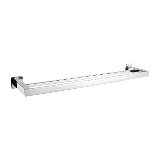  Nelson  Doppelter Handtuchbügel, 62 cm Chrom poliert (CR) NL80226CR 