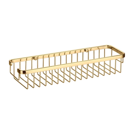 Uni Duschkorb, 36 x 7 x 11 cm  Gold poliert (GL) 8963AGL