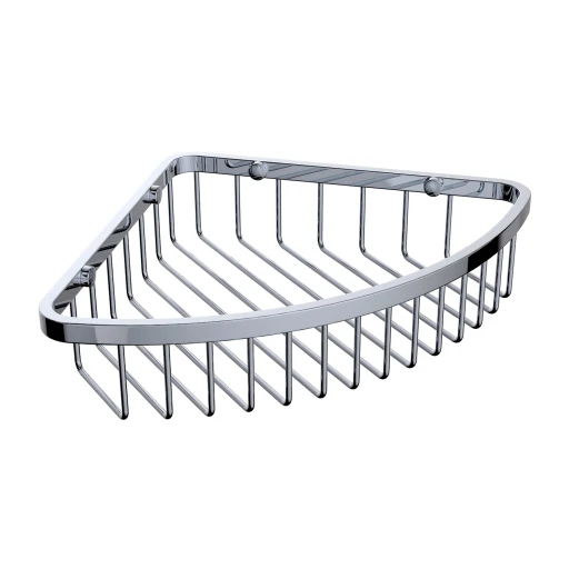 Uni Duschkorb Eck, 20 x 20 x 5 cm  Chrom poliert (CR) UN10330CR