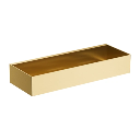 Uni Duschkorb, 30 x 5 x 11 cm Gold gebürstetet (GLB) UN10335GLB 