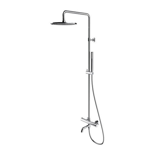 Y Aufputz-Badewannensystem mit Thermostat Chrom poliert(CR)Y1234CR