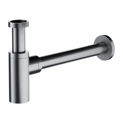 SIPHON Dekorativer Waschtisch Siphon Nickel gebürstet (NI) A186NI