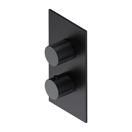 Contour Unterputz-Badewannen- und Duscharmatur mit Thermostat  Anthrazit gebürstet (AT) CT8036AT