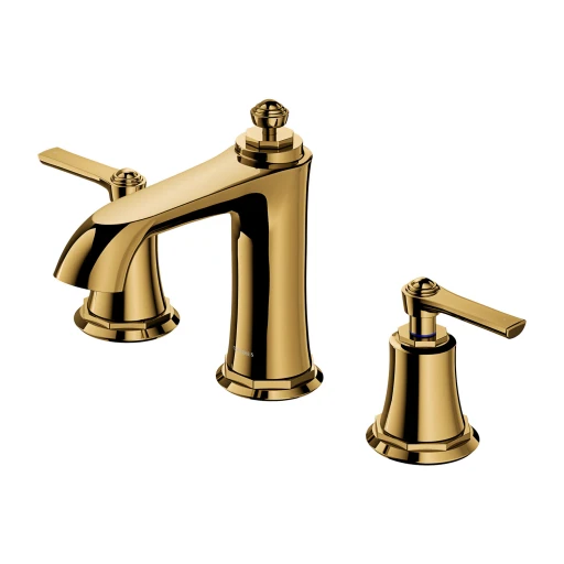 Armance 3-Loch-Waschtischarmatur Gold poliert (GL) AM5214GL