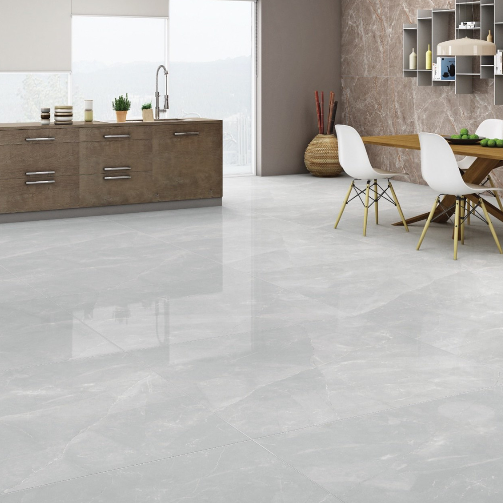 120x120cm Marble Max Amani Grey Hochglanz 9mm