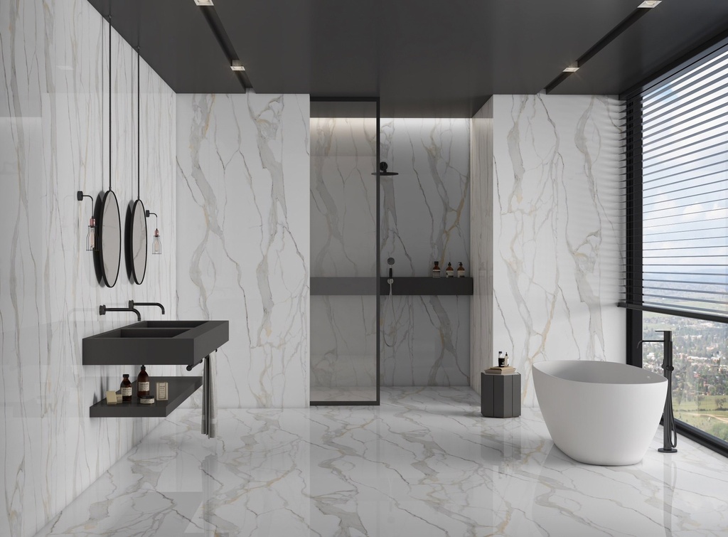 60×120cm Endless Love Calacatta Gold Hochglanz 9mm