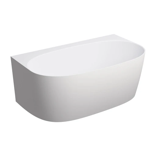 Valencia M+   Wandbadewanne, 148 x 77 cm  Weiß matt (BM) VALENCIA148SWPBM