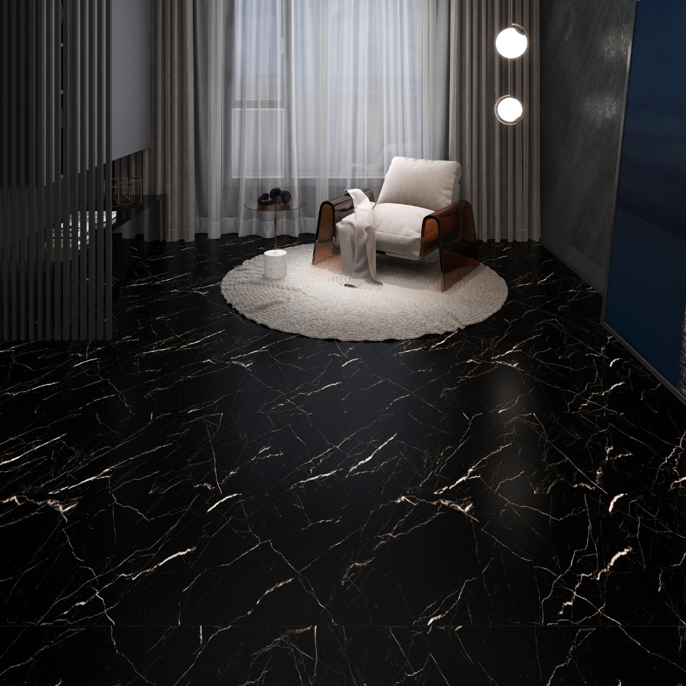 Vinyl Stone Botticino Dark 610x305x5mm 0,30mm Nutzschicht