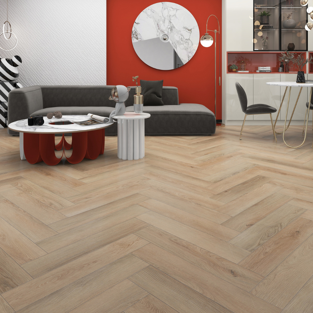 Vinyl Fischgrät Diamond Klick Eternity 750x150x6mm 0,55mm Nutzschicht