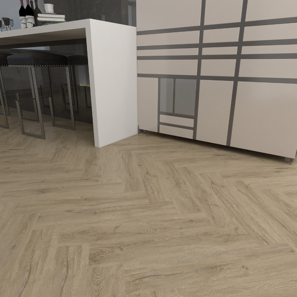 Vinyl Originals Fischgrät Klick Moraine Lake 610x150x5mm 0,55mm Nutzschicht