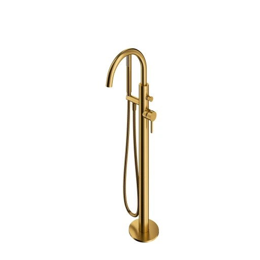 Y Badewannen-Standarmatur hoch Gold gebürstetet (GLB) Y1233GLB 