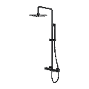 CONTOUR Aufputz-Duschsystem mit Thermostat Anthrazit gebürstet (AT) CT8044AT