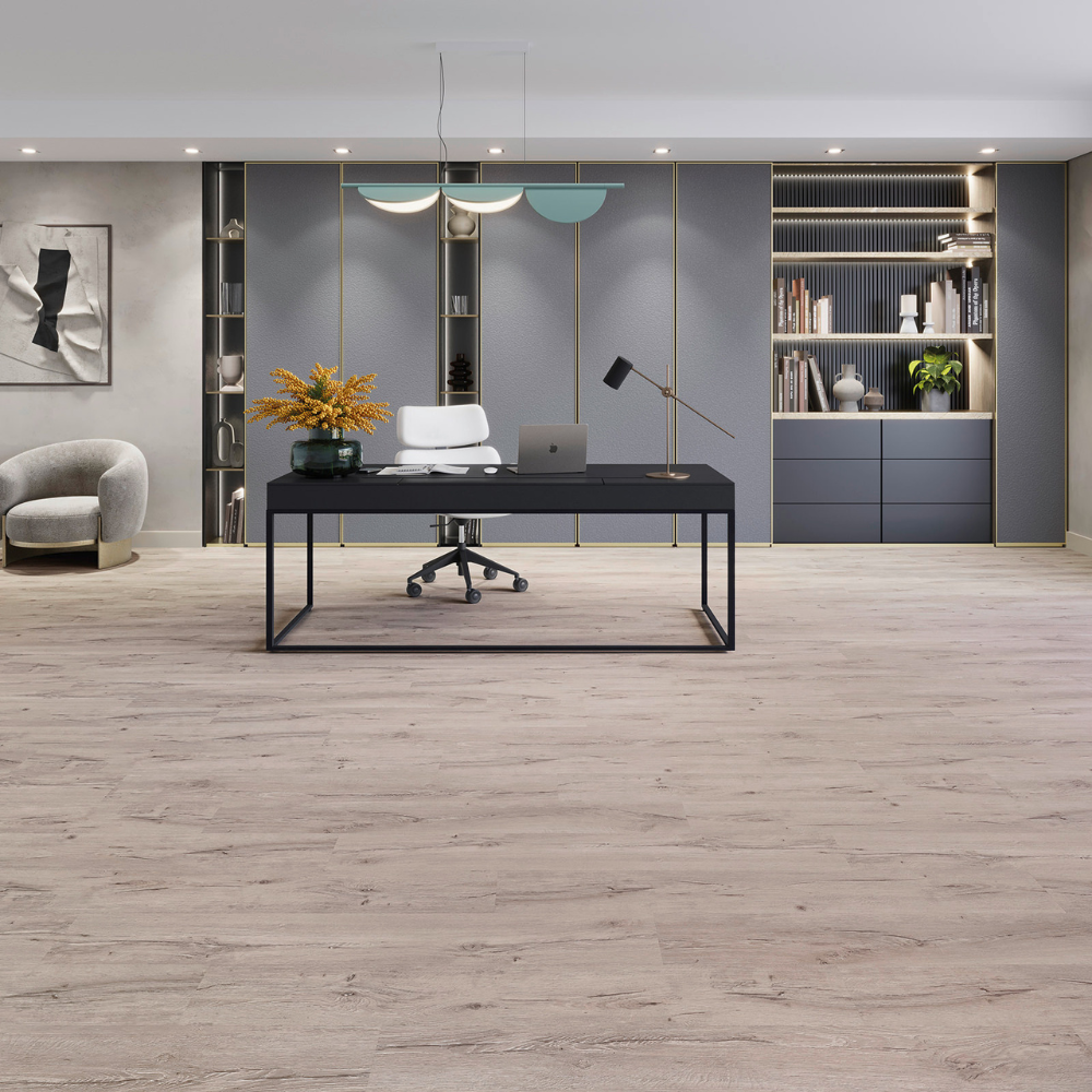 DESIGN 555  Rustic Grey Oak Click 529  6,0mm/NS 0.55mm  Rigid Board m. IXPE 