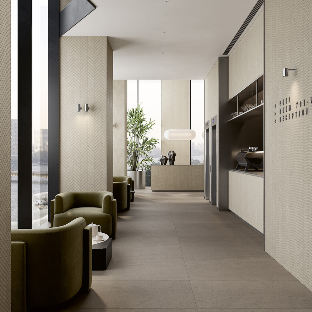 120,8x120,8cm Remixed Taupe Matt 9mm