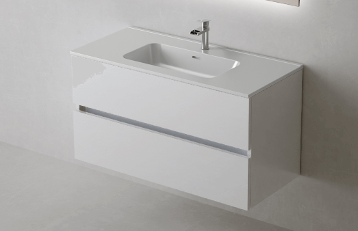 ANCONA - LACADO BLANCO BRILLO 80 CM Unterschrank