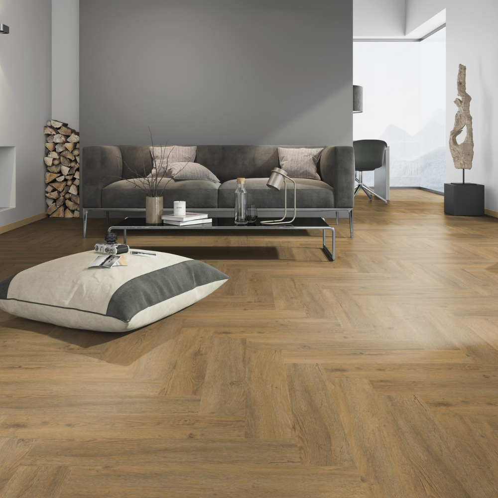 Fischgrät Klick Vinyl Royal Oak Natural  122 x 610 x 5,0mm (OFR-030-163N )