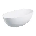 Shell M+ Freistehende Badewanne, 160 x 75 cm, Weiß glänzend (BP) SHELLWWBP 