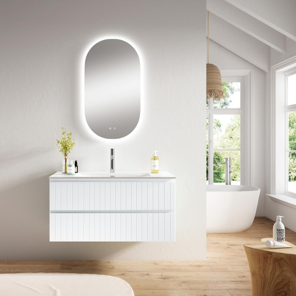 GLOW-Schrank 100 x 45 x 54 cm mattweiß CG100.W 