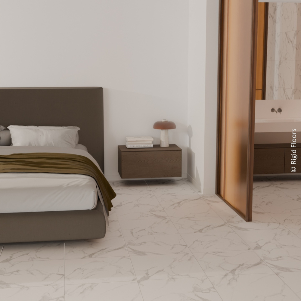 XXL Klick-Vinyl CG White Marble mit sichtbare Fuge 7.0 x 600 x 1200mm (A16900)