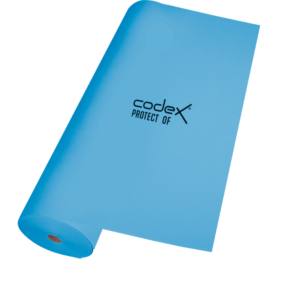 Codex Protect OF Blau Atmungsaktiv für Frisch verlegte Böden 50m2 Rolle