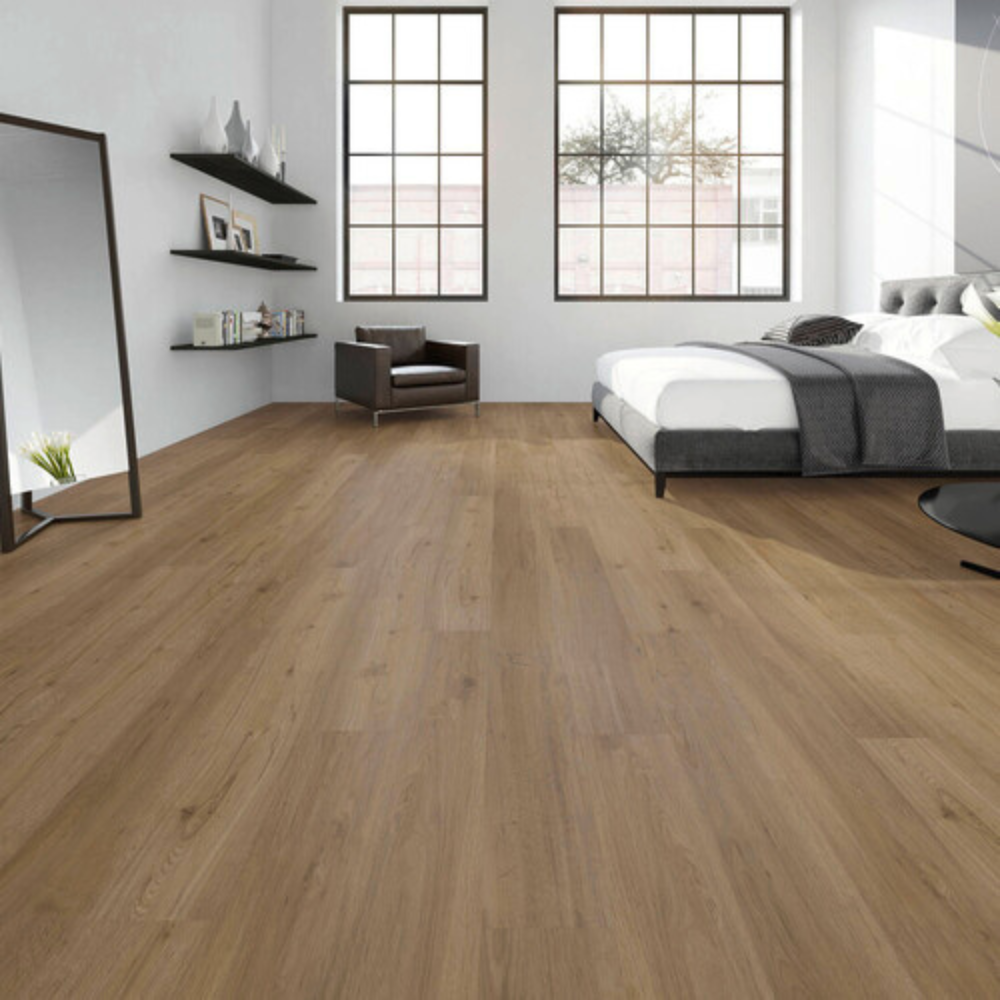 Design 833 Vinyl Click Waxed.Oak 17,81x124,46cm Rigid Board
