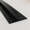 PVC WANDPANEEL Übergangsprofil Schwarz 13mm 270cm