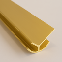 PVC WANDPANEEL Ausseneckenprofil Gold 16mm 270cm