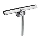 Uni Glaswischer mit Wandhalter Chrom poliert (CR) UN10910CR