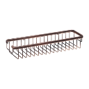 Uni Duschkorb, 36 x 7 x 11 cm  Antikes Kupfer gebürstet (ORB) 8963AORB 